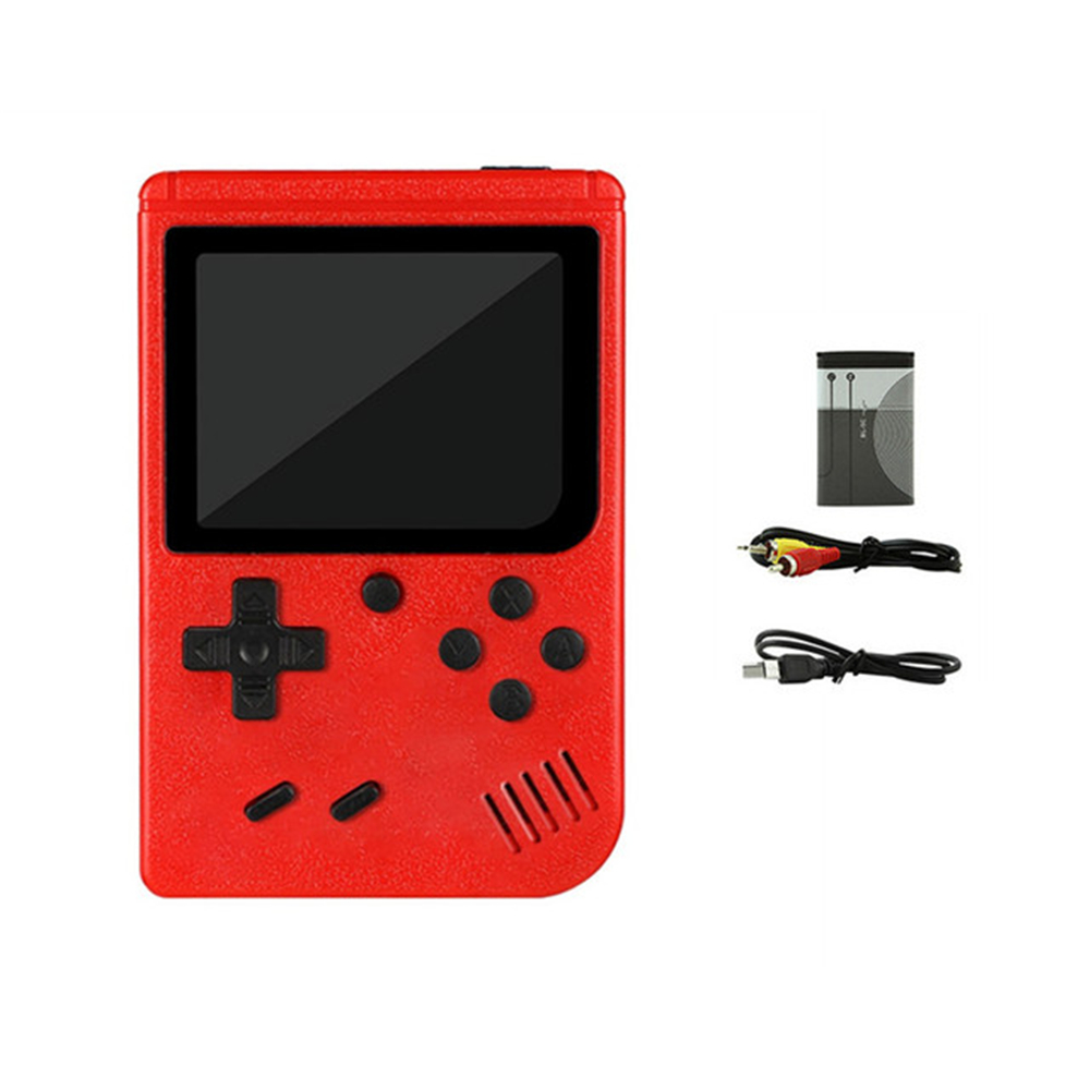Handheld Game Players 400-in-1 Games Mini Portable Retro Video Game Console Support TV-Out AV Cable 8 Bit Colorful LCD