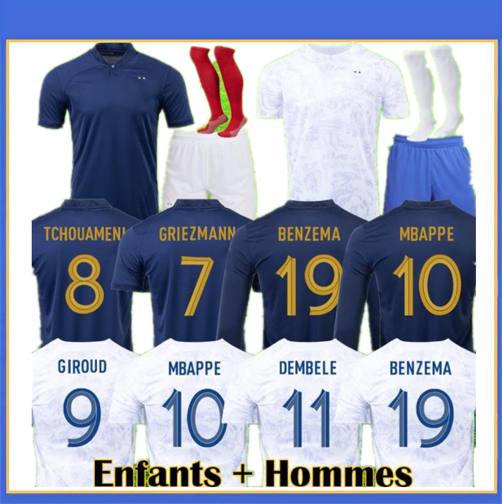 Maillots de football 2022 World Cup Soccer Jersey French BENZEMA Football shirts MBAPPE GRIEZMANN POGBA maillot foot kit top shirt hommes enfants MEN kids 1088888, Home patches
Maillots de football 2022 World Cup Soccer Jersey French BENZEMA Football shirts MBAPPE GRIEZMANN POGBA maillot foot kit top shirt hommes enfants MEN kids 1088888, Home patches