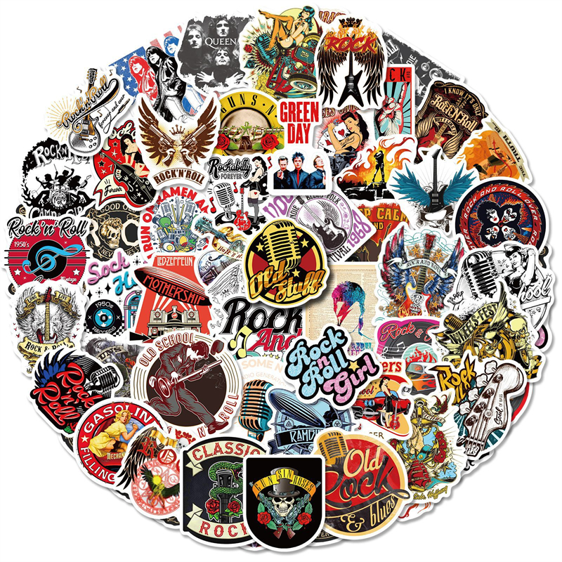 50PCS Punk Rock Stickers Rock and Roll Music Sticker Vinyl Waterproof Decals Metal Band for Water Bottle Laptop Skateboard Computer Phone Adults Teens Kids BP278, Multi colors
50PCS Punk Rock Stickers Rock and Roll Music Sticker Vinyl Waterproof Decals Metal Band for Water Bottle Laptop Skateboard Computer Phone Adults Teens Kids BP278, Multi colors