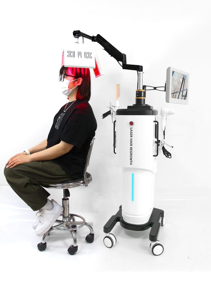 Fast Hair Growth Thick Hair/650Nm Laser Hair Regrowth Machine/Hair-Growth Electric Scalp Stimulator Device