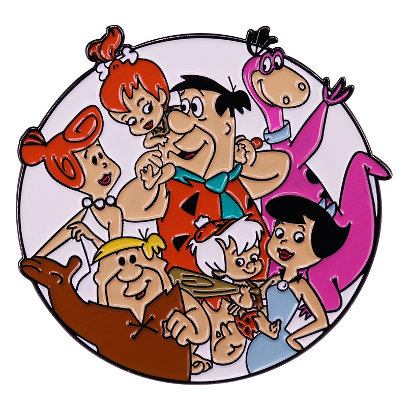 the Flintstones brooch Modern Primitive Brooch Anime Metal Badge Bag Accessories, As picture
the Flintstones brooch Modern Primitive Brooch Anime Metal Badge Bag Accessories, As picture