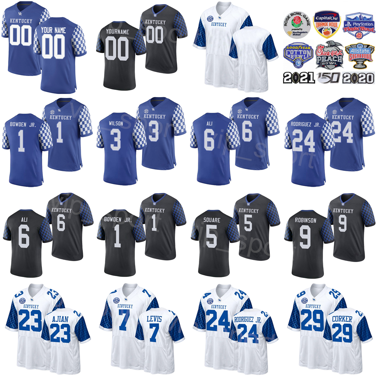 NCAA College Football Kentucky Wildcats Jersey University 29 LaVell Wright 6 Dane Key 9 Tayvion Robinson 13 JJ Weaver 5 DeAndre Square 80 Bates Custom Name Number, White
NCAA College Football Kentucky Wildcats Jersey University 29 LaVell Wright 6 Dane Key 9 Tayvion Robinson 13 JJ Weaver 5 DeAndre Square 80 Bates Custom Name Number, White