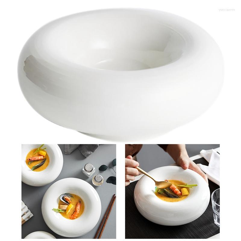 Plates 1Pcs Round Thick Vegetable Plate Pure White Western Dinner Pasta Ceramic Disc Heat Preservation Dish, 16.5x7cm
Plates 1Pcs Round Thick Vegetable Plate Pure White Western Dinner Pasta Ceramic Disc Heat Preservation Dish, 16.5x7cm