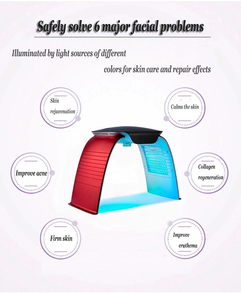 LED Skin Rejuvenation 7 Color Skin Care Pdt Light Therapy For Bed New Product Salon Home SPA