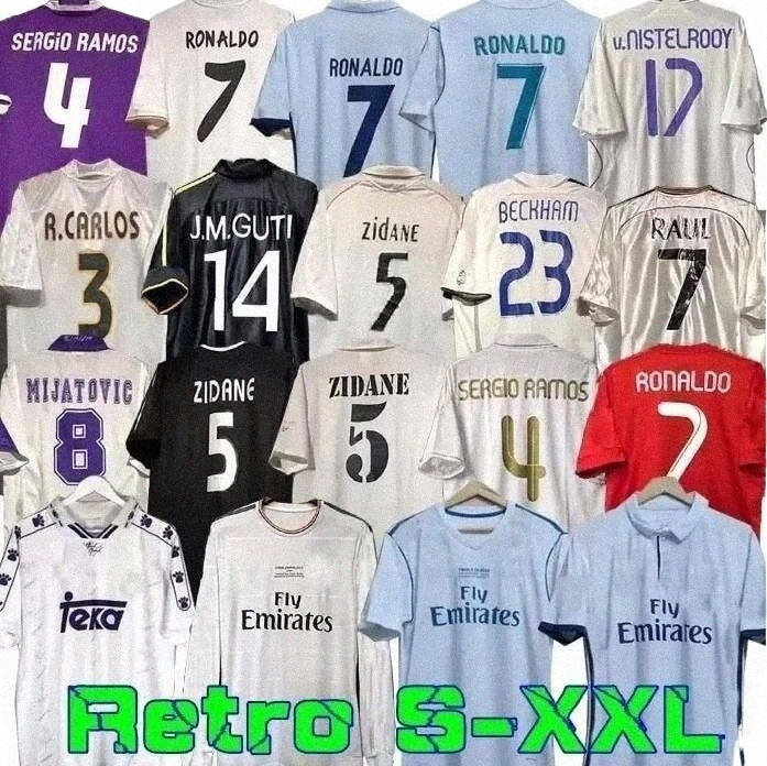 MadridS Retro Soccer Jersey GUTI Ramos 13 14 15 16 17 18 ZIDANE Beckham RAUL 94 95 96 97 98 99 00 01 02 03 04 05 CARLOS SEEDORF BENZEMA, 13/14 home ucl
MadridS Retro Soccer Jersey GUTI Ramos 13 14 15 16 17 18 ZIDANE Beckham RAUL 94 95 96 97 98 99 00 01 02 03 04 05 CARLOS SEEDORF BENZEMA, 13/14 home ucl