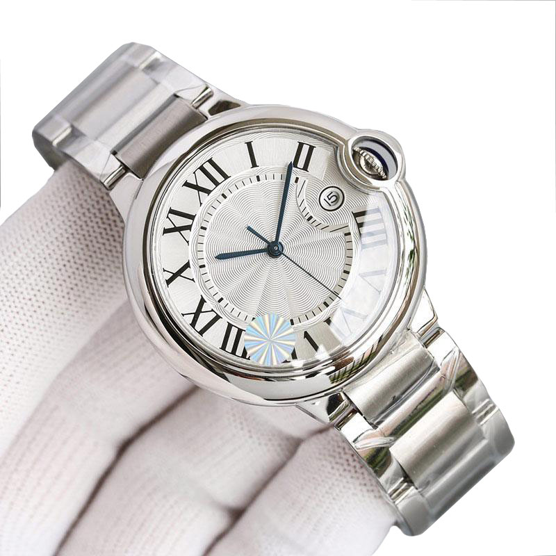 Mens Watch Automatic Mechanical Movement Watches 36mm 42mm Classic Wristwatches Silver Strap Stainless Steel 904L Life Waterproof Men Wristwatch Montre De Luxe, V004
Mens Watch Automatic Mechanical Movement Watches 36mm 42mm Classic Wristwatches Silver Strap Stainless Steel 904L Life Waterproof Men Wristwatch Montre De Luxe, V004