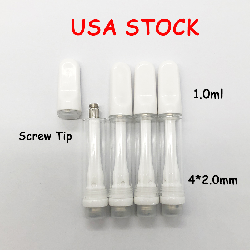 Full Ceramic Vape Cartridges USA STOCK 1ml Empty 510 Thread Thick Oil Carts Lead Free Atomizers Screw Tip D8 Disposable Vapes Pens Glass Tank Vaporizer NO CLOGGING
Full Ceramic Vape Cartridges USA STOCK 1ml Empty 510 Thread Thick Oil Carts Lead Free Atomizers Screw Tip D8 Disposable Vapes Pens Glass Tank Vaporizer NO CLOGGING
