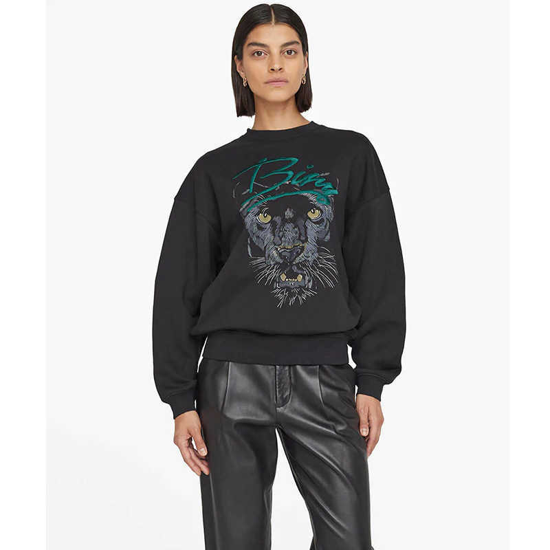 Anine Bing Women Designer Sweatshirt Print Letter Embroidery Sweater Brushed Cotton Round Neck Fashion Pullover Hoodie, Black
Anine Bing Women Designer Sweatshirt Print Letter Embroidery Sweater Brushed Cotton Round Neck Fashion Pullover Hoodie, Black