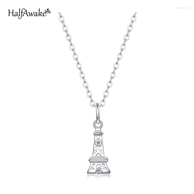 Chains Eiffel Tower Moissanite Necklace For Women S925 Sterling Silver Jewelry 40-45cm Chain With Pendant Mother's Valentine's Day
Chains Eiffel Tower Moissanite Necklace For Women S925 Sterling Silver Jewelry 40-45cm Chain With Pendant Mother's Valentine's Day