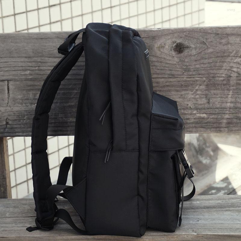 Backpack 20SS ALYX Backpacks Men Women High Quality Black Fashion 1017 9SM Bags Nylon Rubber Patch Zipper
