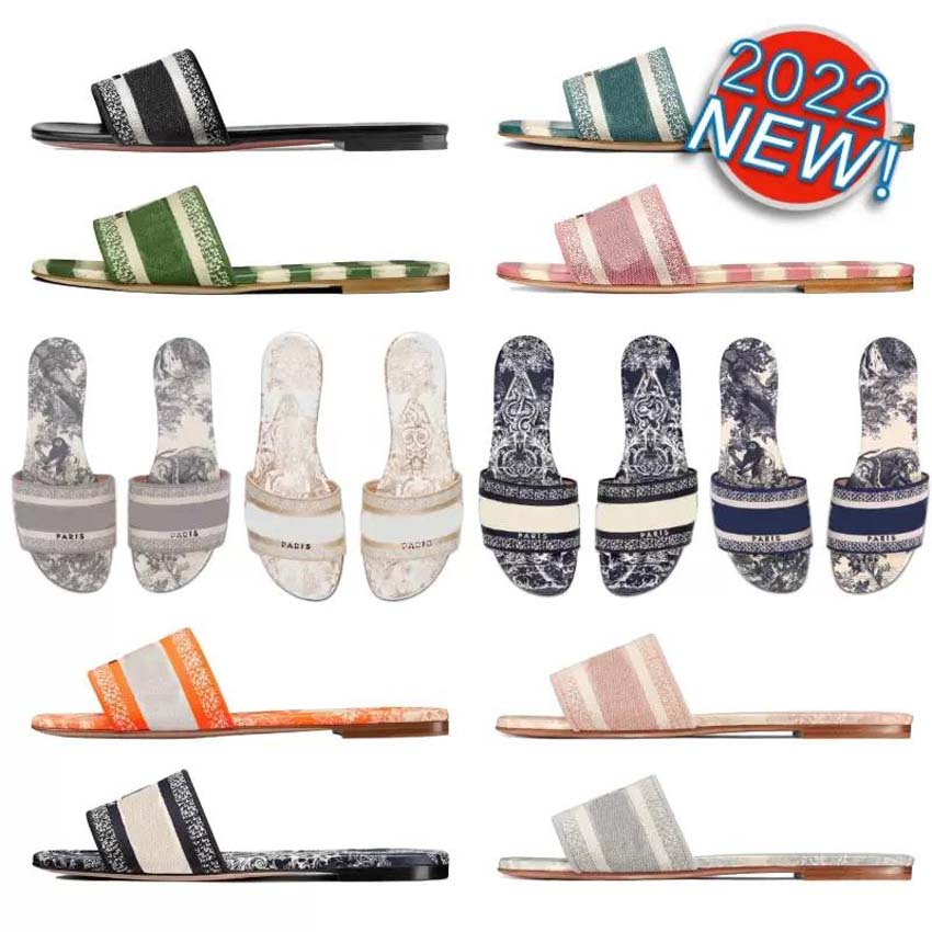 2022 Paris Embroidered Dazzle Designer Slippers Womens Sandals Wear Summer Beach Stripes Casual Flip-Flops Flat Slippers With Dust Bag
2022 Paris Embroidered Dazzle Designer Slippers Womens Sandals Wear Summer Beach Stripes Casual Flip-Flops Flat Slippers With Dust Bag