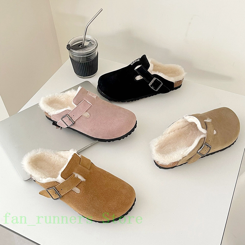 Boston Cotton Slippers fur slipper Leather Bag Head Pull Cork Designer Slides Autumn Winter Lazy Shoes Lovers Scuffs Mens Womens Loafer Bonstons Sandals Clogs
Boston Cotton Slippers fur slipper Leather Bag Head Pull Cork Designer Slides Autumn Winter Lazy Shoes Lovers Scuffs Mens Womens Loafer Bonstons Sandals Clogs
