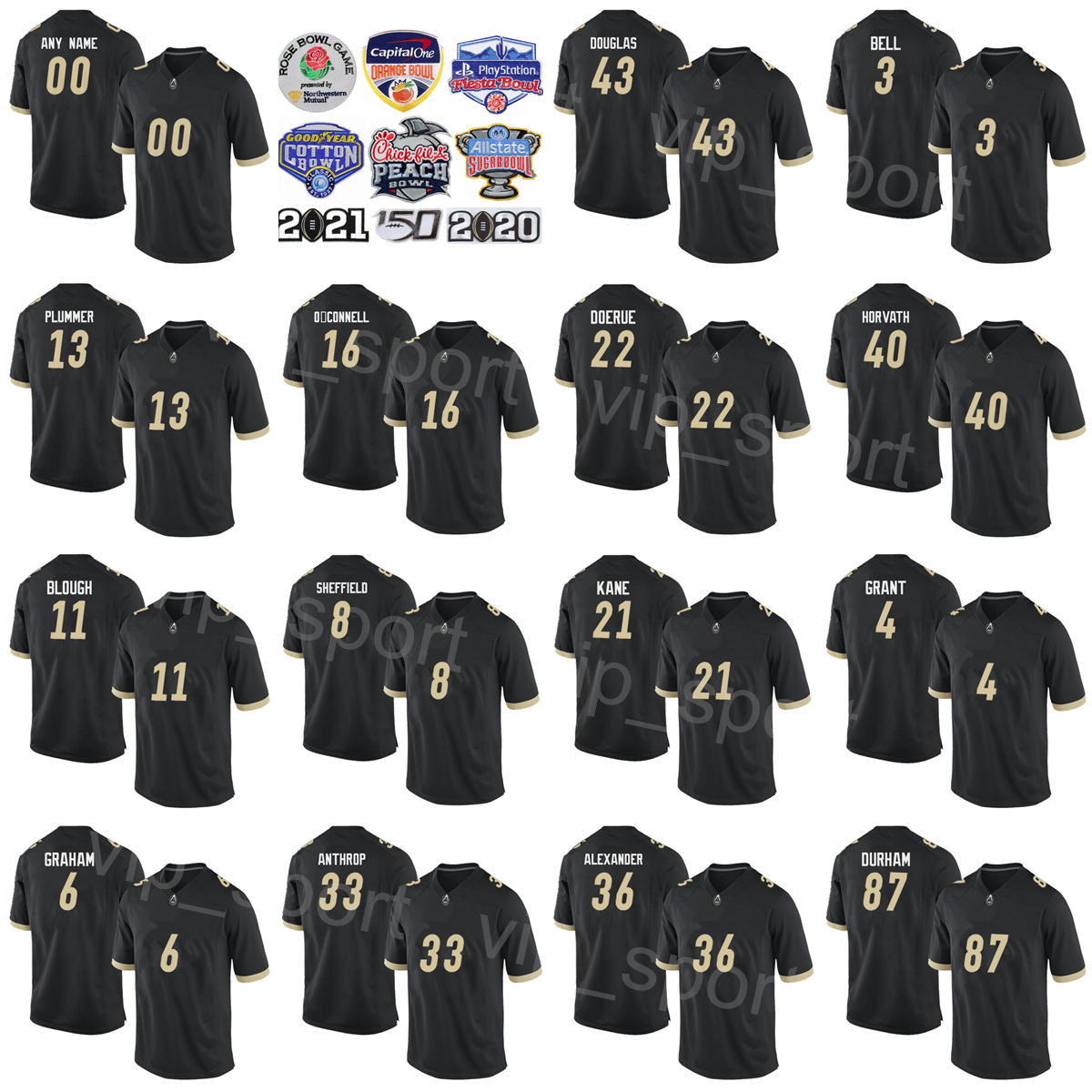 NCAA College Football Purdue University 10 Cam Allen Jersey 4 Marvin Grant 6 Jalen Graham 87 Payne Durham 33 Jackson Anthrop 36 Jaylan Alexander Team Black Stitched
NCAA College Football Purdue University 10 Cam Allen Jersey 4 Marvin Grant 6 Jalen Graham 87 Payne Durham 33 Jackson Anthrop 36 Jaylan Alexander Team Black Stitched