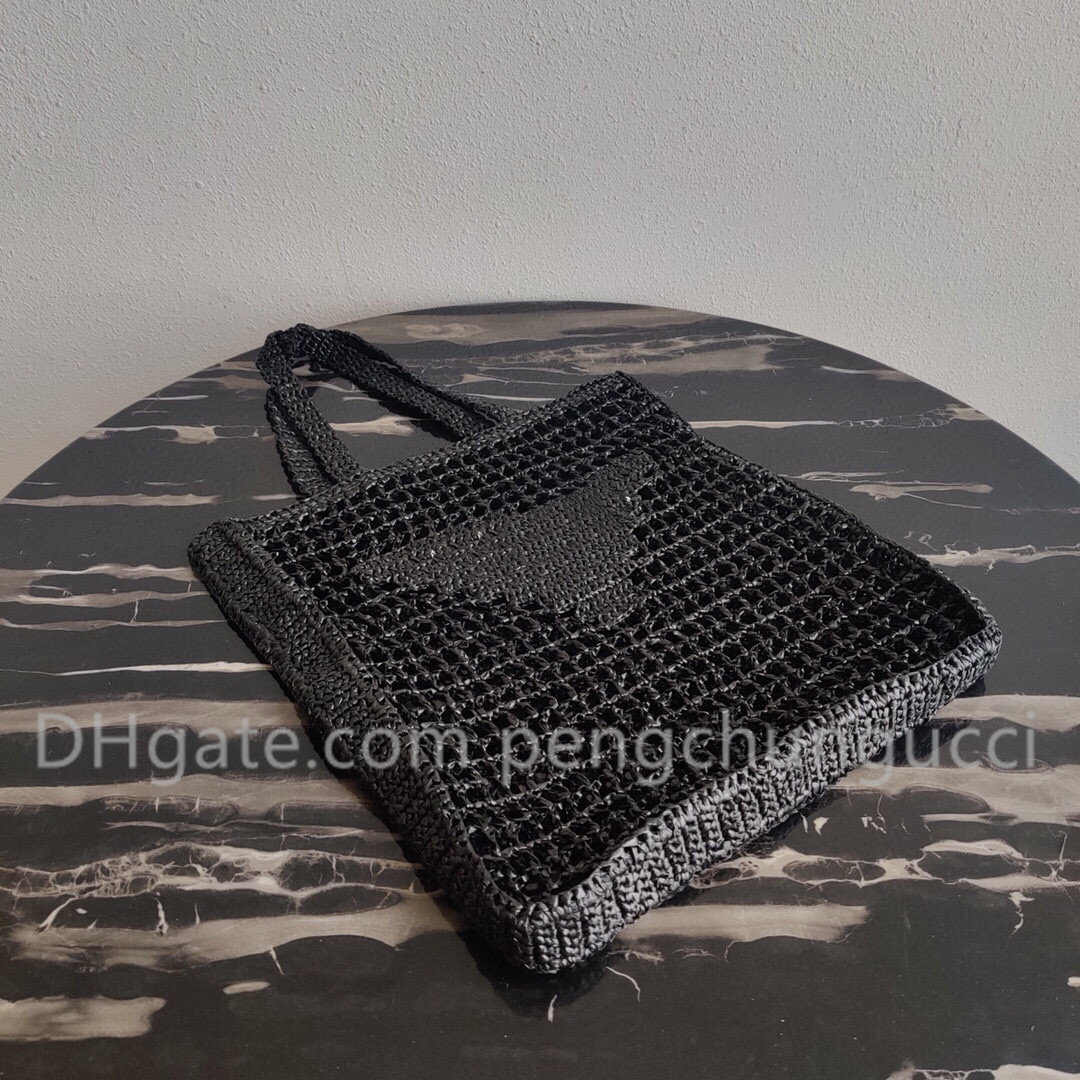 Fashion designer Embroidered Female Bag Hollow Rafia Straw Tote Luxury Brand Summer Beach Woven Bag Handbags Luxurious, Black
Fashion designer Embroidered Female Bag Hollow Rafia Straw Tote Luxury Brand Summer Beach Woven Bag Handbags Luxurious, Black