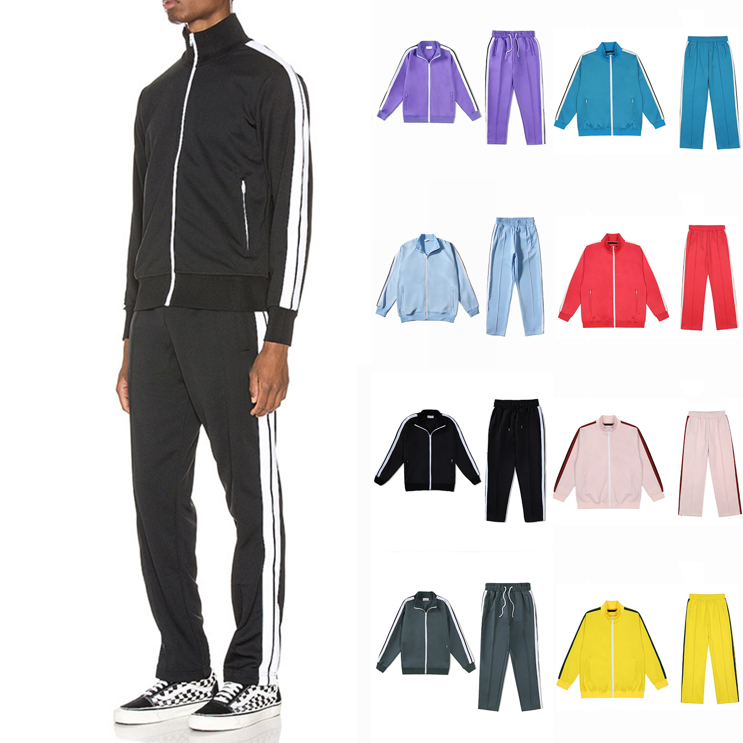 

mens womens tracksuits sweatshirts suits men track sweat suit coats man designers jackets sports hoodies sets pants sweatshirt sportswear palms clothing