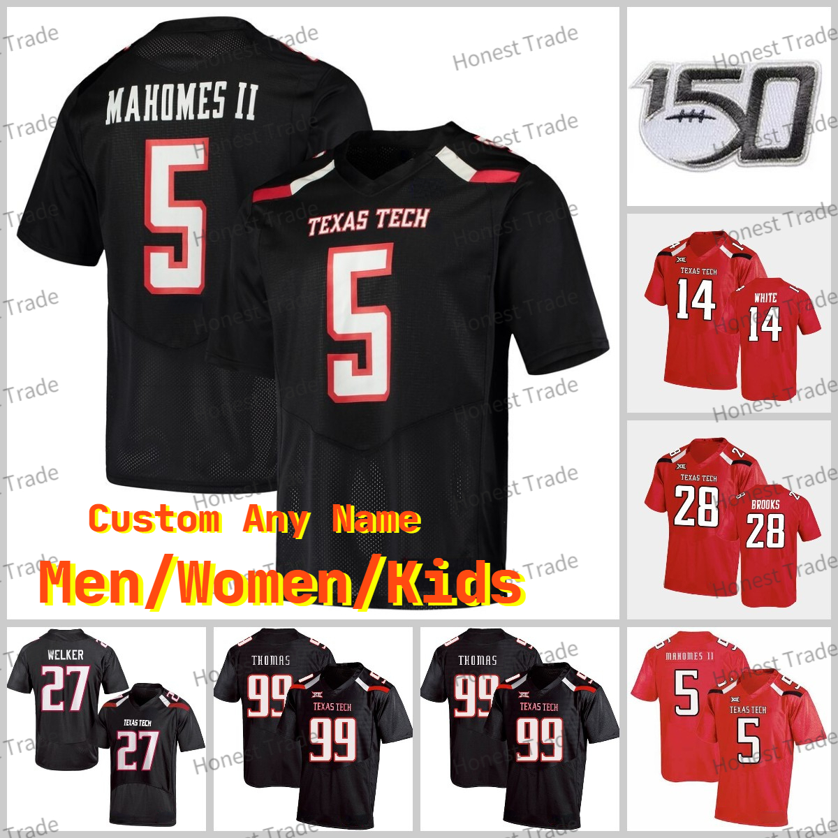 American College Football Wear Custom Texas Tech Football Jersey Patrick Mahomes II Alan Bowman 7 Donovan Smith Donta Thompson White Red NCAA College Mens Football J, Black jersey
American College Football Wear Custom Texas Tech Football Jersey Patrick Mahomes II Alan Bowman 7 Donovan Smith Donta Thompson White Red NCAA College Mens Football J, Black jersey