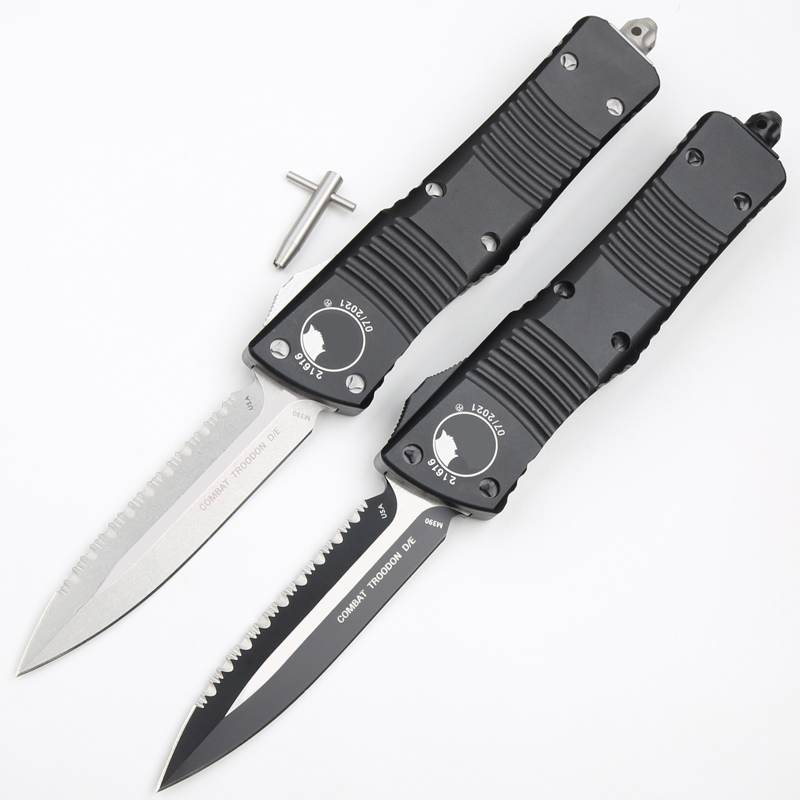 2 Models Combat Trood-on Out of Front Knife M390 Serrated Automatic Pocket Knives EDC Tools
2 Models Combat Trood-on Out of Front Knife M390 Serrated Automatic Pocket Knives EDC Tools