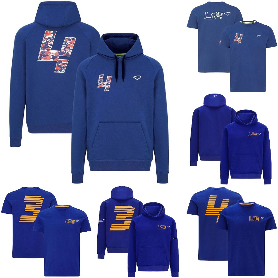 F1 Hoodie Formula 1 Sweatshirt Casual Pullover Sweater Fall/Winter Jacket Racing Team Suit f1 T-shirt Breathable Short Sleeve