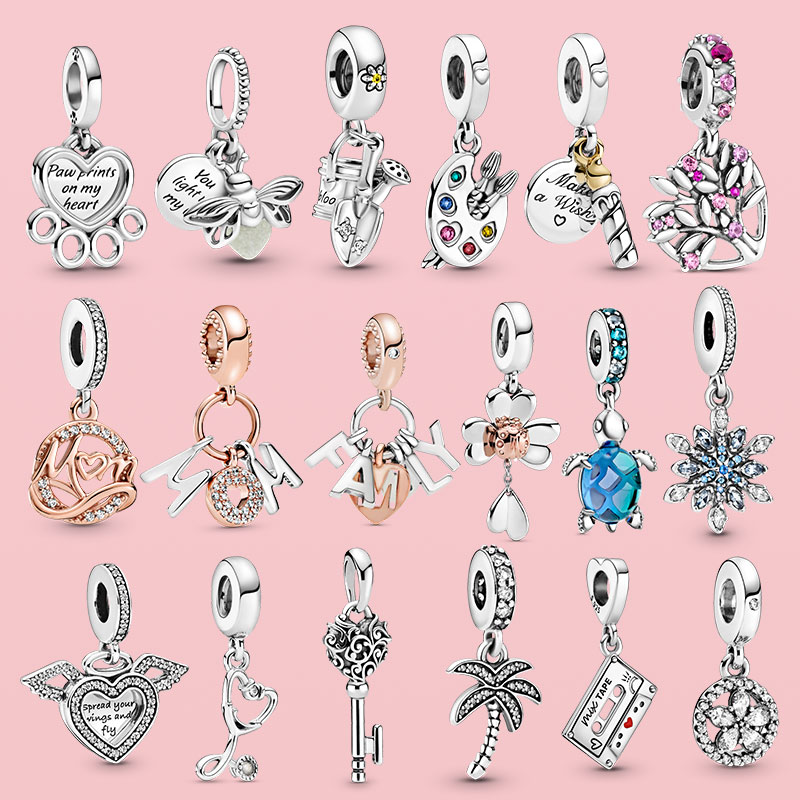 925 Sterling Silver Dangle Charm Women Beads High Quality Jewelry Gift Wholesale Pendant Artistic Creativity Dangle Bead Fit Pandora Charms Bracelet DIY
925 Sterling Silver Dangle Charm Women Beads High Quality Jewelry Gift Wholesale Pendant Artistic Creativity Dangle Bead Fit Pandora Charms Bracelet DIY
