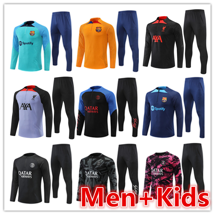 kids mens tracksuits set 22 23 football training tracksuit soccer jersey suit sets 2022 2023 FC Barcelona men survetement foot chandal jacket jogging kit, 10
kids mens tracksuits set 22 23 football training tracksuit soccer jersey suit sets 2022 2023 FC Barcelona men survetement foot chandal jacket jogging kit, 10