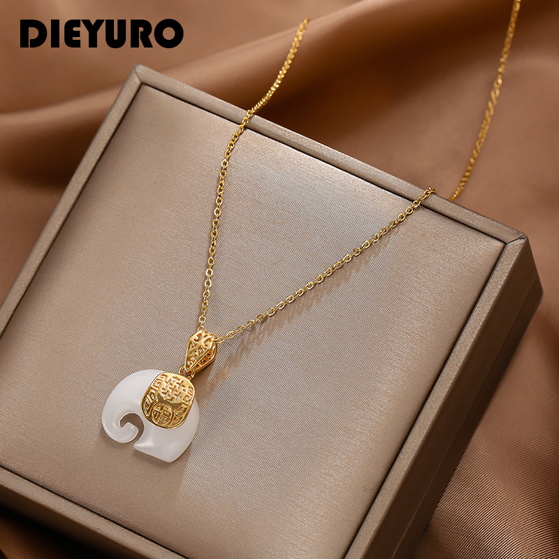 JewelryNecklace DIEYURO 316L Stainless Steel High Quality Pendant Necklace Woman Fashion Elegant Jewelry Accessories Gift For Mom
JewelryNecklace DIEYURO 316L Stainless Steel High Quality Pendant Necklace Woman Fashion Elegant Jewelry Accessories Gift For Mom