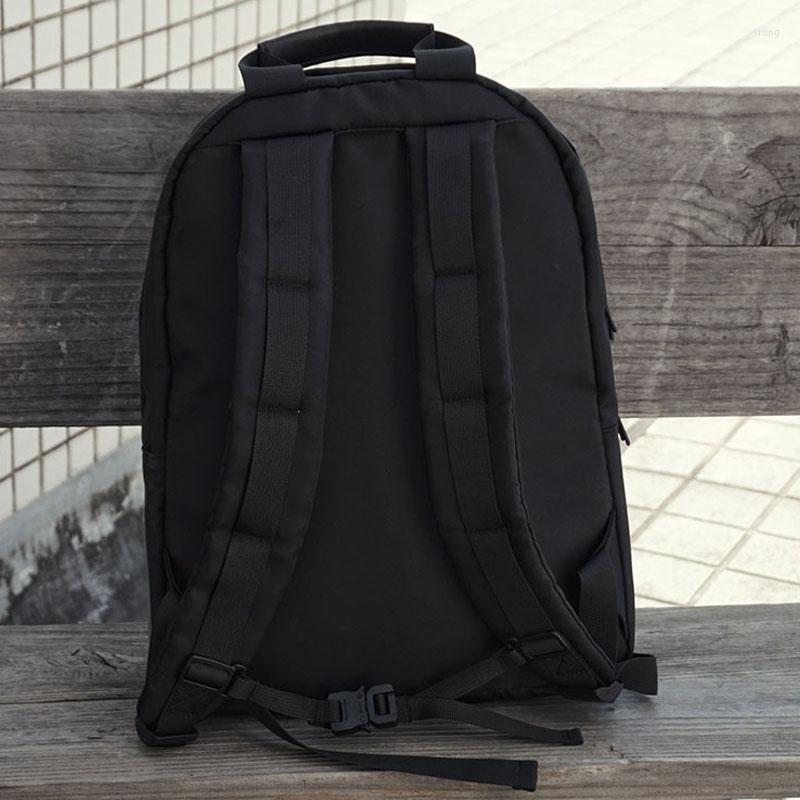 Backpack 20SS ALYX Backpacks Men Women High Quality Black Fashion 1017 9SM Bags Nylon Rubber Patch Zipper