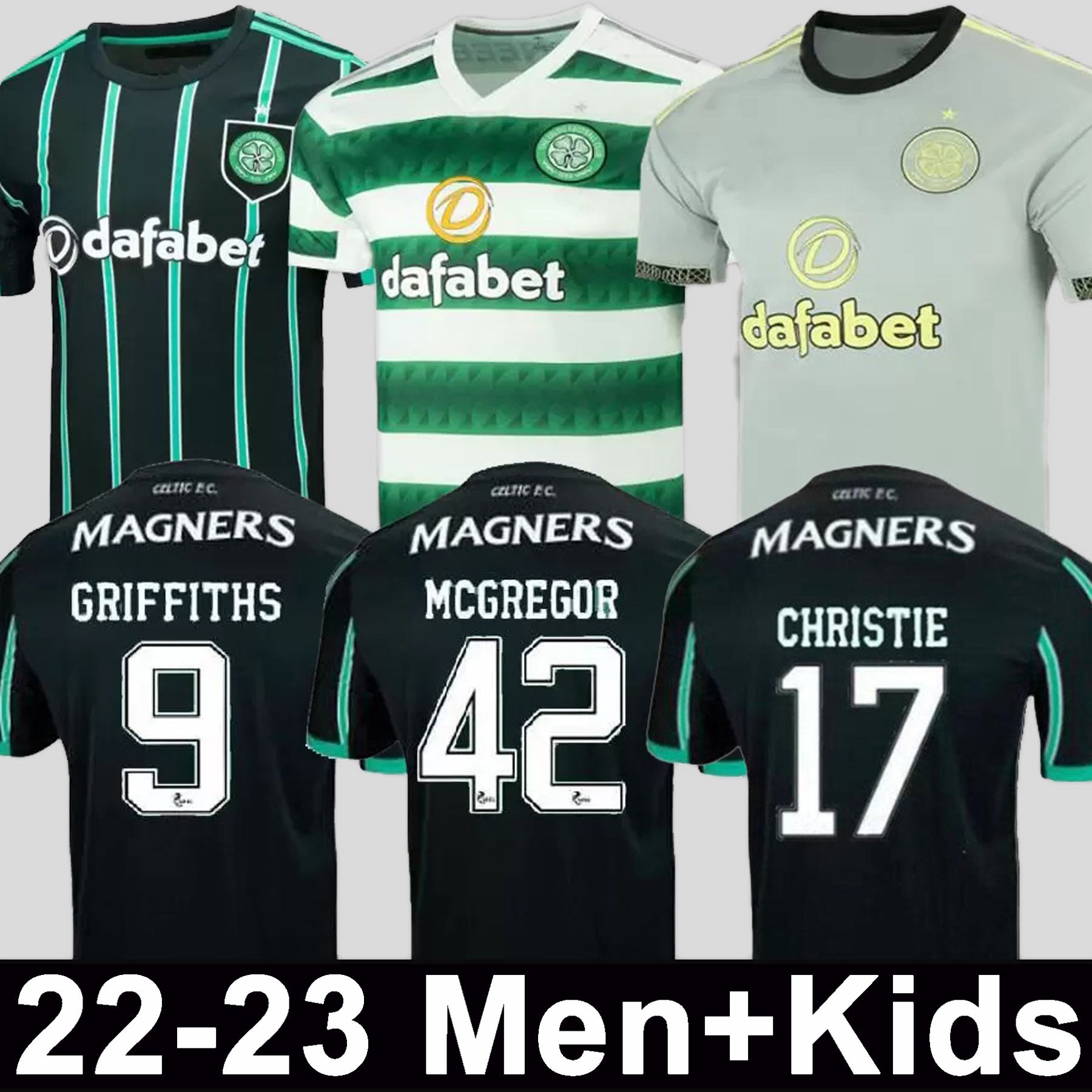 22 23 Celtic away home soccer jersey EDOUARD 2022 2023 Men Kids BROWN DUFFY TAYLOR ELYOUNOUSSI MCGREGOR away black child FANS player version football, 22 23 third aldult
22 23 Celtic away home soccer jersey EDOUARD 2022 2023 Men Kids BROWN DUFFY TAYLOR ELYOUNOUSSI MCGREGOR away black child FANS player version football, 22 23 third aldult