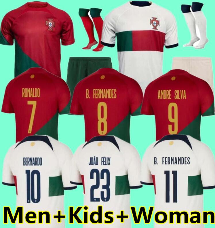 22 23 Portuguesa JOAO FELIX soccer jerseys RUBEN NEVES BRUNO RONALDO FERNANDES Portugieser 2022 Portuguese football shirt Men Kids woman kit sets DIOGO J. OTAVIO, Kids size
22 23 Portuguesa JOAO FELIX soccer jerseys RUBEN NEVES BRUNO RONALDO FERNANDES Portugieser 2022 Portuguese football shirt Men Kids woman kit sets DIOGO J. OTAVIO, Kids size