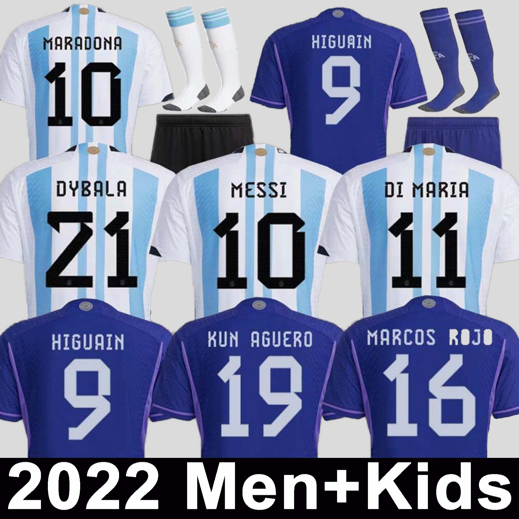 Fans player Version 2022 2023 Argentina soccer Jerseys 22 23 MESSIS MAC ALLISTER DYBALA DI MARIA MARTINEZ DE PAUL MARADONA child kids kit Men women football shirt, 95/96 away
Fans player Version 2022 2023 Argentina soccer Jerseys 22 23 MESSIS MAC ALLISTER DYBALA DI MARIA MARTINEZ DE PAUL MARADONA child kids kit Men women football shirt, 95/96 away