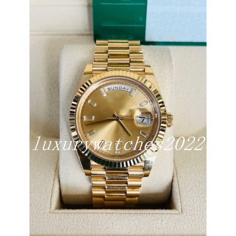 Super NF Factory Watch V5 Version Automatic Movement 40mm Rose Gold Stainless Steel Bezel Champagne Gold Dial Mens Stylish Watches
Super NF Factory Watch V5 Version Automatic Movement 40mm Rose Gold Stainless Steel Bezel Champagne Gold Dial Mens Stylish Watches