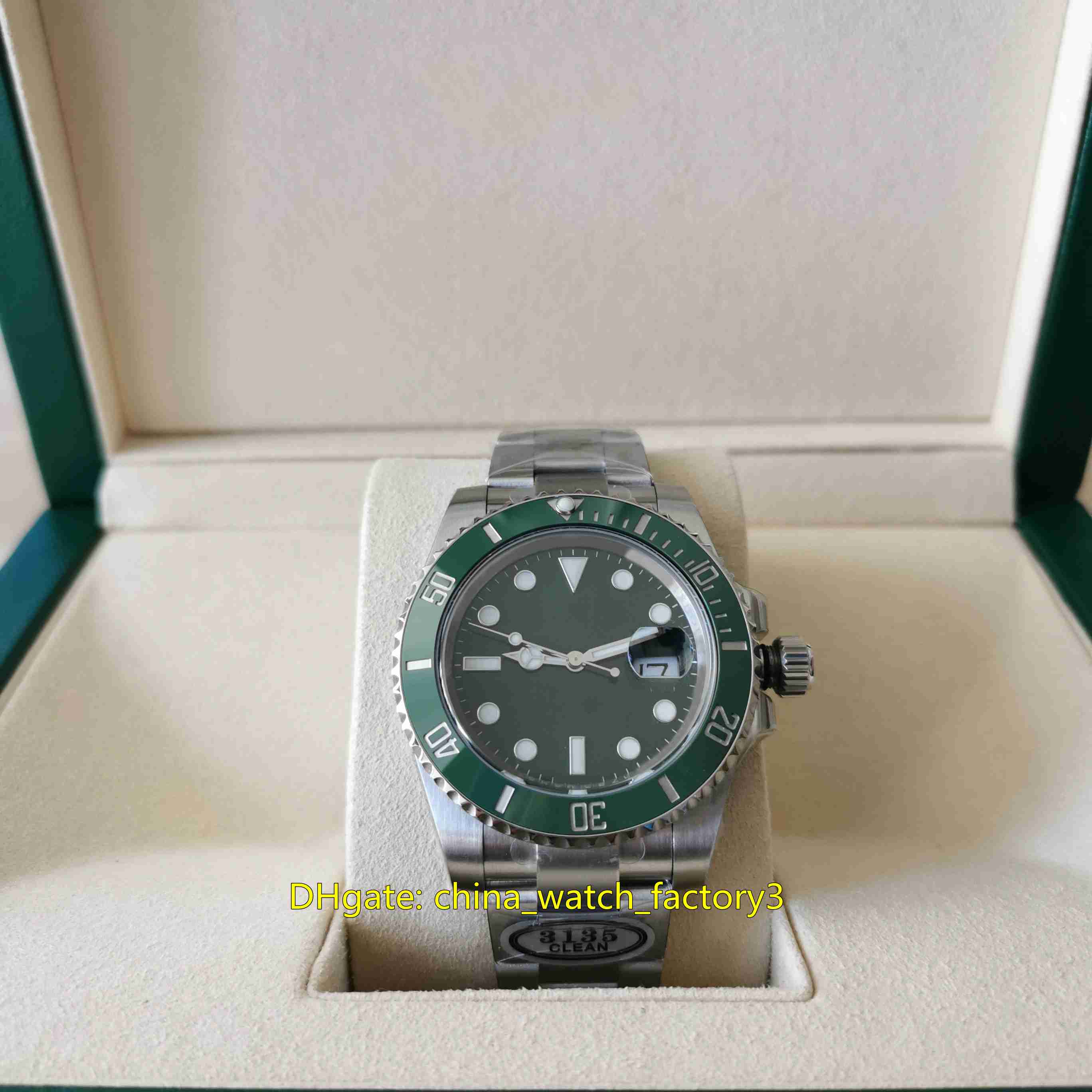 CLEAN Maker Mens Watch Super Quality 40mm x 12mm 116610 116610LV Watches Ceramic 904L Steel Waterproof CAL.3135 MovementMechanical Automatic Men's Wristwatches, No box papers
CLEAN Maker Mens Watch Super Quality 40mm x 12mm 116610 116610LV Watches Ceramic 904L Steel Waterproof CAL.3135 MovementMechanical Automatic Men's Wristwatches, No box papers