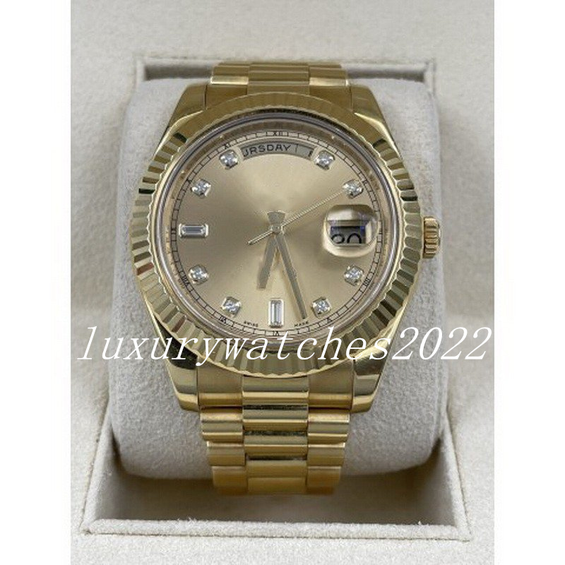 NF Mens Watch V5 Calendar Champagne Dial 41mm Scratch Resistant Blue Crystal Automatic Mechanical Screw in Double Button Lock Wristwatch
NF Mens Watch V5 Calendar Champagne Dial 41mm Scratch Resistant Blue Crystal Automatic Mechanical Screw in Double Button Lock Wristwatch