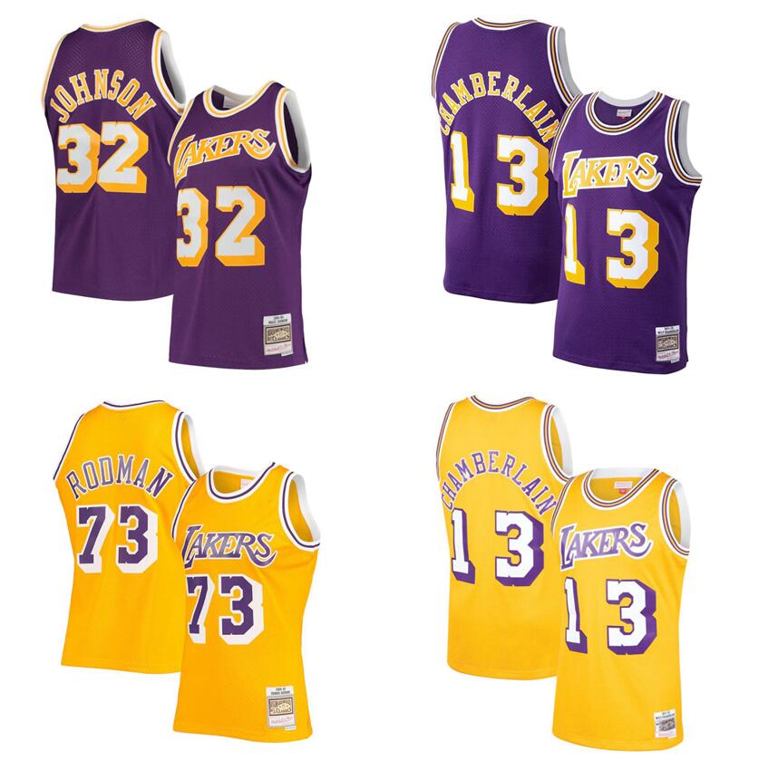 Basketball jersey 32 Johnson Wilt Chamberlain Dennis Rodman Mitchell & Ness 1984-85 71-72 98-99 yellow purple Men Youth Women Stitched retro Lakerses jerseys, Stitched jersey
Basketball jersey 32 Johnson Wilt Chamberlain Dennis Rodman Mitchell & Ness 1984-85 71-72 98-99 yellow purple Men Youth Women Stitched retro Lakerses jerseys, Stitched jersey