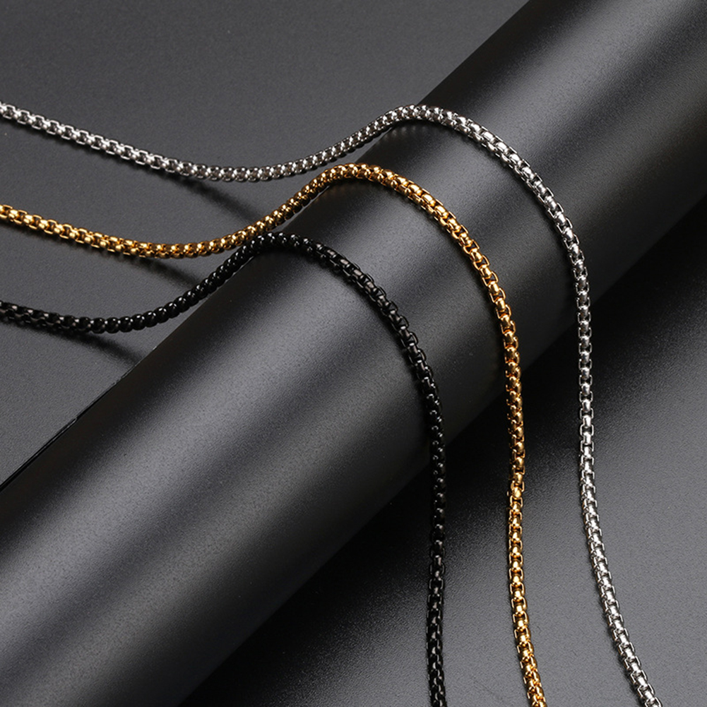 Stainless Steel Pearl Shape Gold Plated Chains Necklace Jewelry Accessories Wholesale