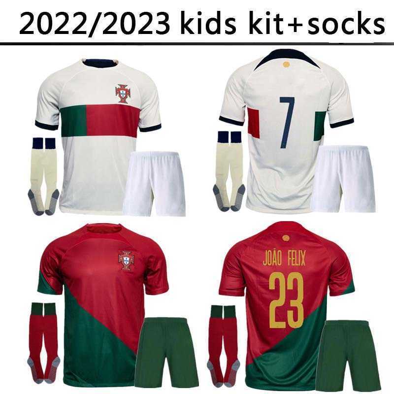 

2023 soccer jersey Portuguese Bruno FERNANDES DIOGO J. DANILO Portuguesa 2022 Joao Felix 22 23 Football shirt BERNARDO Portugieser Kids Kit