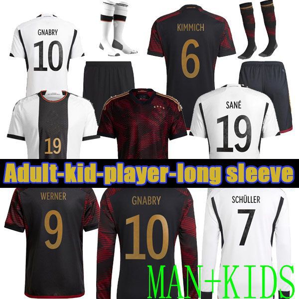 2022 Germanys Soccer Jersey SANE KIMMICH #7 HAVERTZ #8 GORETZKA #9 WERNER Shirt #10 GNABRY #11 REUS #13 MULLER #20 BRANDT World Cup national team Football Uniform 999010, Home patch
2022 Germanys Soccer Jersey SANE KIMMICH #7 HAVERTZ #8 GORETZKA #9 WERNER Shirt #10 GNABRY #11 REUS #13 MULLER #20 BRANDT World Cup national team Football Uniform 999010, Home patch