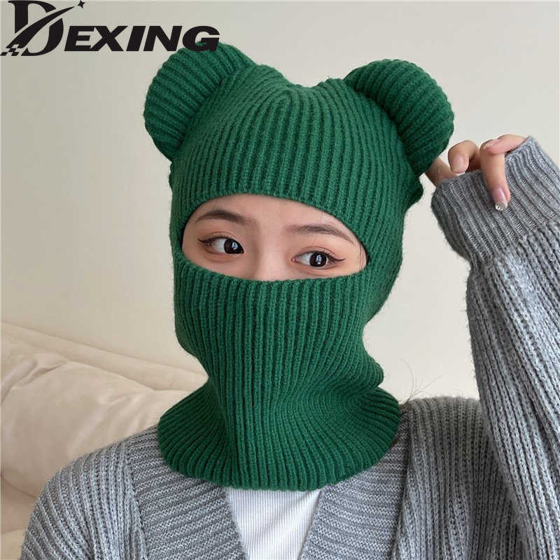Cycling Caps Masks 2022 New Y2K Bear Ears Beanies Funny Balaclava Winter Cute Knitted Hat Women Warm Full Face Cover Ski Mask Hat Men Outdoor Cap L221014, Royal blue
Cycling Caps Masks 2022 New Y2K Bear Ears Beanies Funny Balaclava Winter Cute Knitted Hat Women Warm Full Face Cover Ski Mask Hat Men Outdoor Cap L221014, Royal blue