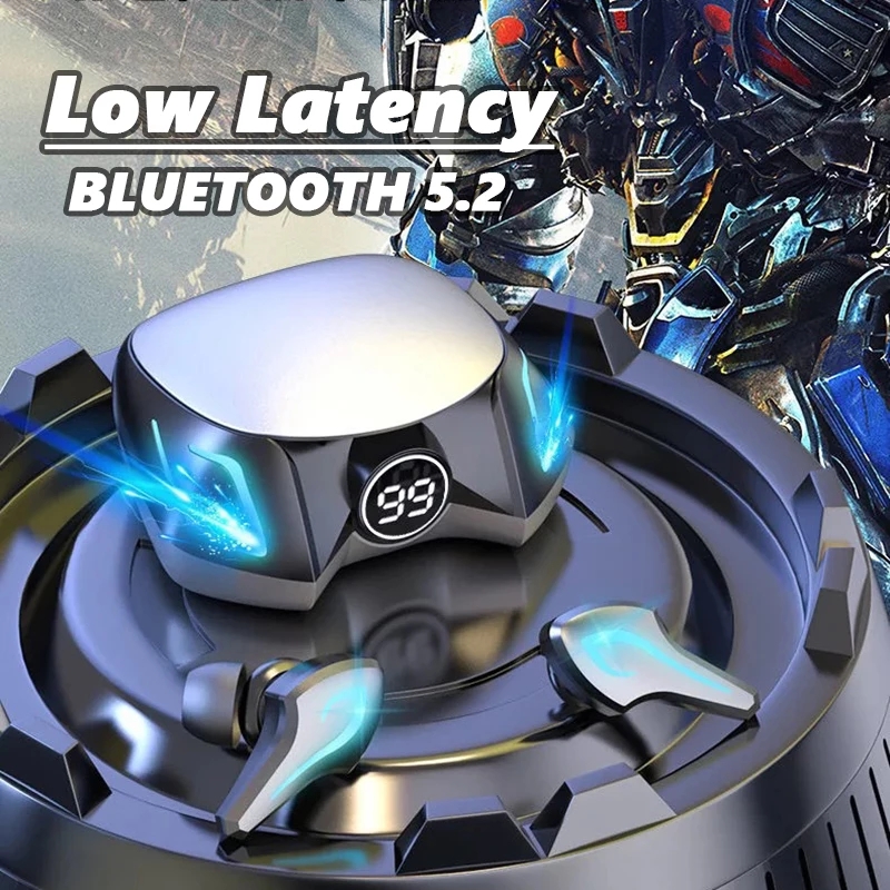 K8 bluetooth earphones Tws Wireless Gaming Headsets Game Low-latency Bluetooth 5.2 Headphones Sports Running With HD Micophone HiFi Stereo Music