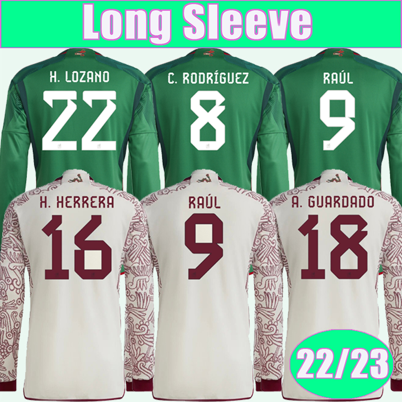 22 23 Mexico CHICHARITO Long Sleeves Soccer Jerseys RAUL A. GUARDADO G. DOS SANTOS H. LOZANO H. HERRERA CARLOS V Home Away Football Shirts Uniforms, Cx11342 22 23 home f..a world patch
22 23 Mexico CHICHARITO Long Sleeves Soccer Jerseys RAUL A. GUARDADO G. DOS SANTOS H. LOZANO H. HERRERA CARLOS V Home Away Football Shirts Uniforms, Cx11342 22 23 home f..a world patch