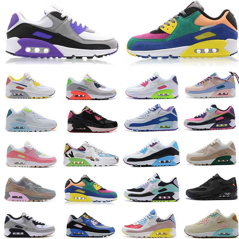 Men's Women's Fashion Sneakers Casual Shoes Air MX90 Comfort Shock Absorbing Running Shoes White Black Multicolor Stitching Size US 5.5-US 11, 14
Men's Women's Fashion Sneakers Casual Shoes Air MX90 Comfort Shock Absorbing Running Shoes White Black Multicolor Stitching Size US 5.5-US 11, 14