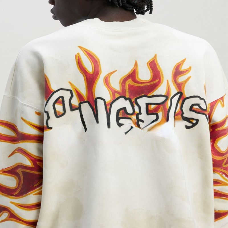 Mens Sweater Plam Designer Hoodie Men Women Sweatshirt Flame Print Hole Long Sleeve T-shirt Oversize Pullover coat, Pa-white
Mens Sweater Plam Designer Hoodie Men Women Sweatshirt Flame Print Hole Long Sleeve T-shirt Oversize Pullover coat, Pa-white