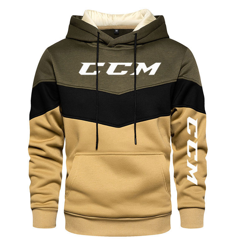Men's Hoodies Sweatshirts CCM Mens Sweatshirt Long Sleeve Autumn Spring Casual Top Boy Blouse Tracksuits Men 221014