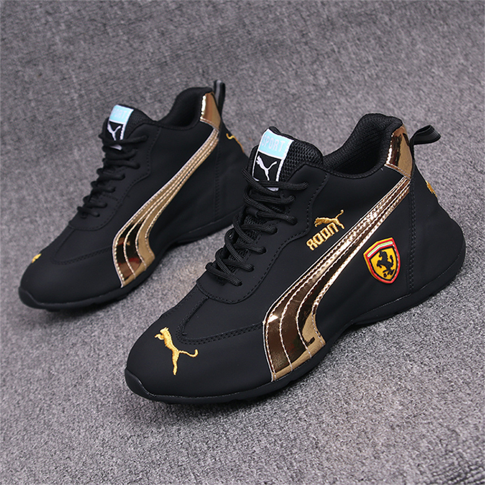 Fashion autumn men's and women's same couple shoes fashion casual breathable soft bottom leather surface increased father shoes, Men black
Fashion autumn men's and women's same couple shoes fashion casual breathable soft bottom leather surface increased father shoes, Men black