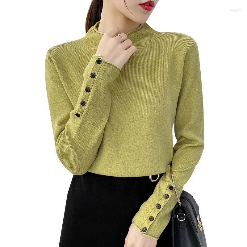 Women' Sweaters PEONFLY Casual 2022 Autumn Winter Women Thick Sweater Pullovers Button Turtleneck Chic Female Slim Knit Soft Jumper Tops, Black
Women' Sweaters PEONFLY Casual 2022 Autumn Winter Women Thick Sweater Pullovers Button Turtleneck Chic Female Slim Knit Soft Jumper Tops, Black