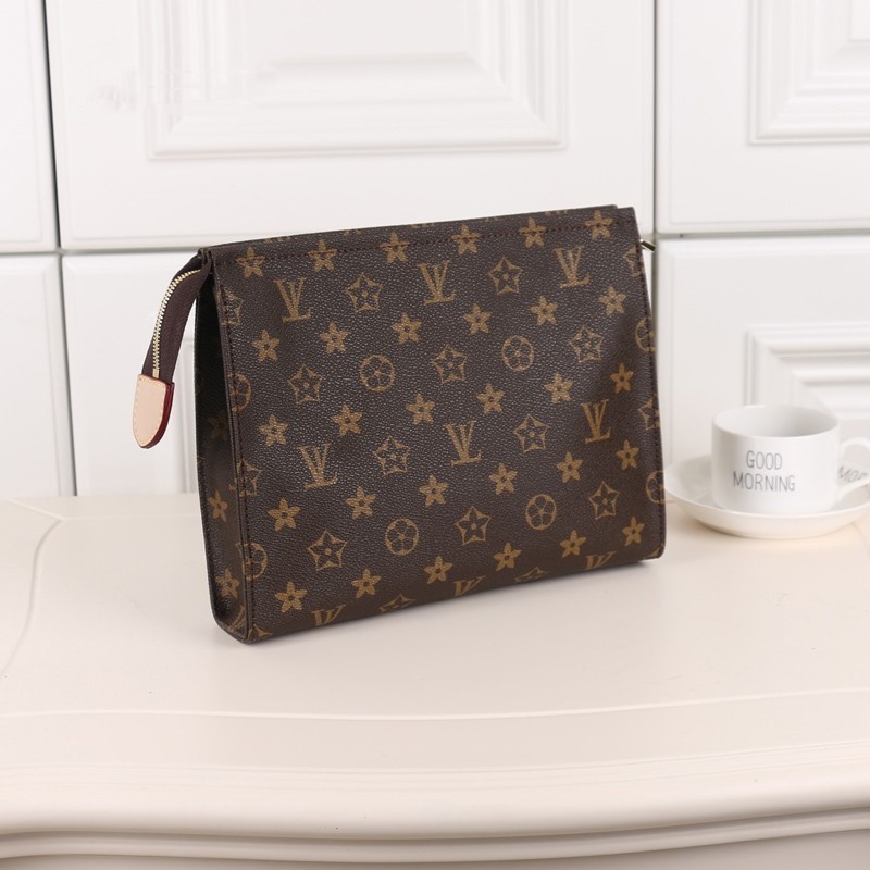 Coin Purses Travel Toiletry Toilet Pouch 26 CM Protection Beauty Case Wash Bag Women Clutch Monograms Canvas Leather Waterproof Men Cosmetic Bags viuton bag, Invoice
Coin Purses Travel Toiletry Toilet Pouch 26 CM Protection Beauty Case Wash Bag Women Clutch Monograms Canvas Leather Waterproof Men Cosmetic Bags viuton bag, Invoice