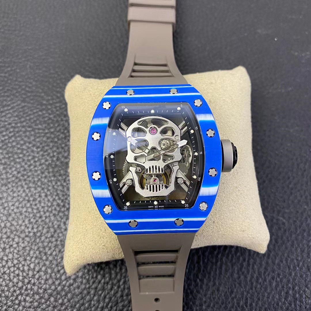 JB RM001 RM53-01 RM52-01 RM21-01 True Tourbillon Movement Watch Sapphire crystal glass mirror natural rubber watchband, As shown
JB RM001 RM53-01 RM52-01 RM21-01 True Tourbillon Movement Watch Sapphire crystal glass mirror natural rubber watchband, As shown