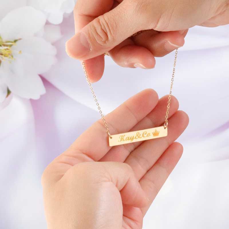 Pendant Necklaces Long Bar Necklace Engraved Custom Any Name Necklace Personalized Stainless Steel Nameplate Word Letter Pendant Necklace Jewelry L221011
Pendant Necklaces Long Bar Necklace Engraved Custom Any Name Necklace Personalized Stainless Steel Nameplate Word Letter Pendant Necklace Jewelry L221011