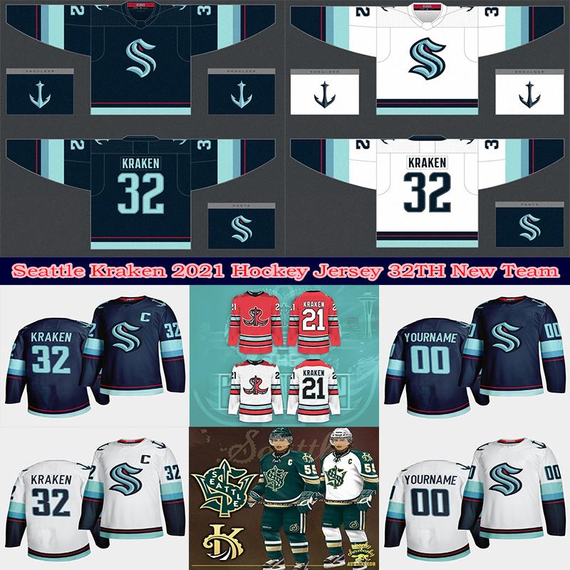 2021 Seattle Kraken Ice Hockey Jersey 32th New Team Custom Mens Womens Youth Home Road Any Nunber Any Name All Stitched Hockey Jerseys, Dark blue
2021 Seattle Kraken Ice Hockey Jersey 32th New Team Custom Mens Womens Youth Home Road Any Nunber Any Name All Stitched Hockey Jerseys, Dark blue
