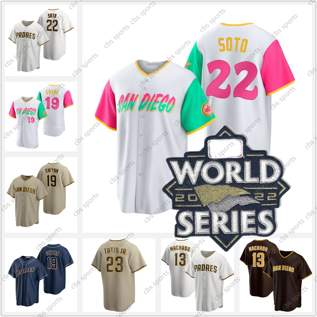 2022 World Series Manny Machado Padres Baseball Jersey 9 Jake Cronenworth 22 Juan Soto 23 Fernando Tatis Jr. #44 Joe Musgrove Josh Bell Jorge Alfaro Josh Hader Jerseys, Jersey(jiaoshi) cool base
2022 World Series Manny Machado Padres Baseball Jersey 9 Jake Cronenworth 22 Juan Soto 23 Fernando Tatis Jr. #44 Joe Musgrove Josh Bell Jorge Alfaro Josh Hader Jerseys, Jersey(jiaoshi) cool base