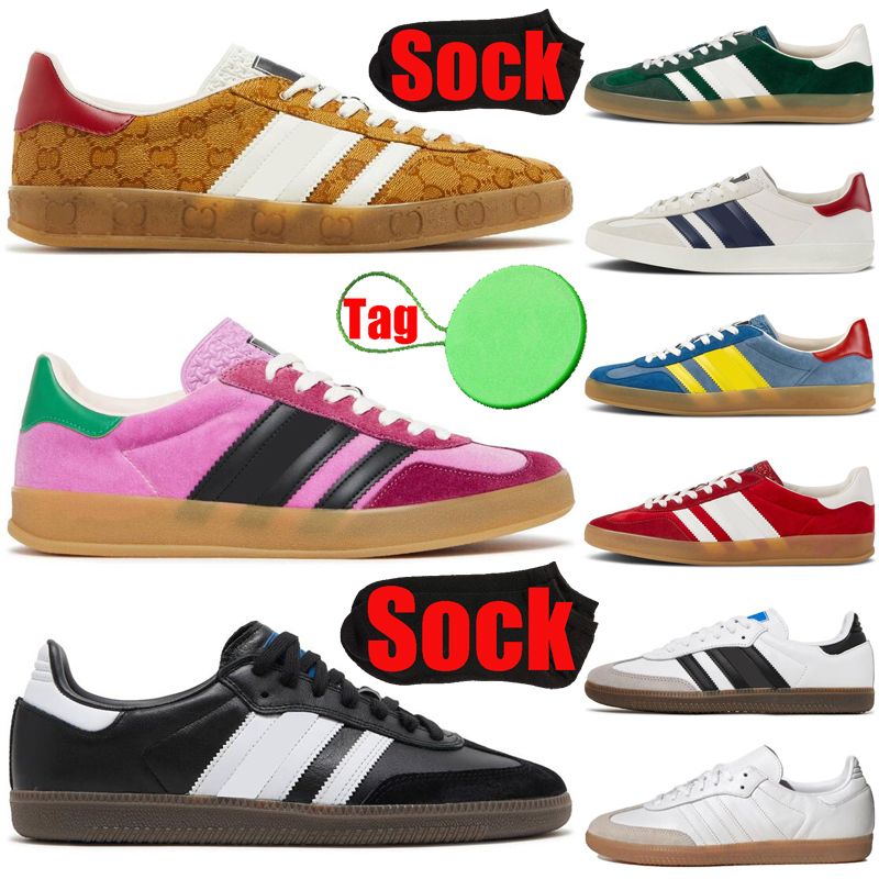 Designer Gazelle Samba OG casual shoes mens womens Gazelles Sambas Plate-forme luxury Vegan pink Velvet Red Black White Gum trainers sports
Designer Gazelle Samba OG casual shoes mens womens Gazelles Sambas Plate-forme luxury Vegan pink Velvet Red Black White Gum trainers sports